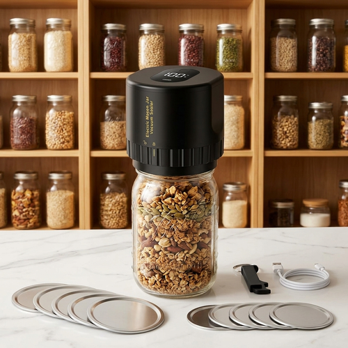 LockFresh – Electric Mason Jar Vacuum Sealer