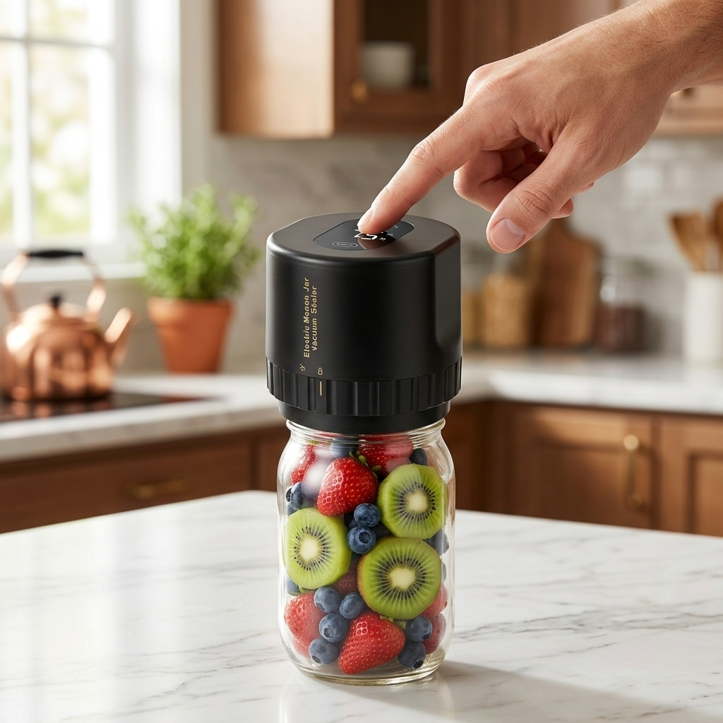 LockFresh – Electric Mason Jar Vacuum Sealer
