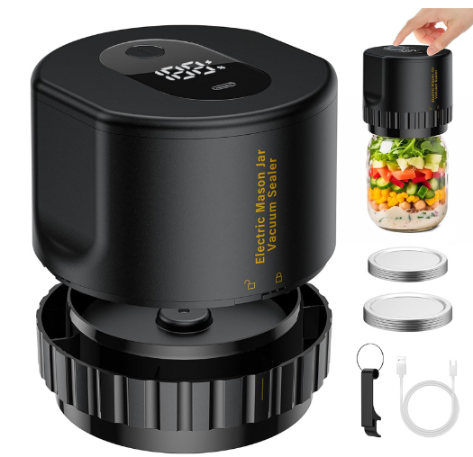 LockFresh – Electric Mason Jar Vacuum Sealer