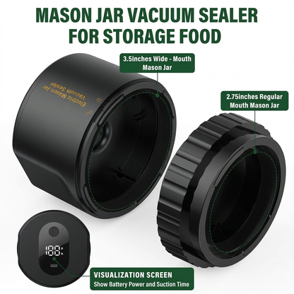 LockFresh – Electric Mason Jar Vacuum Sealer